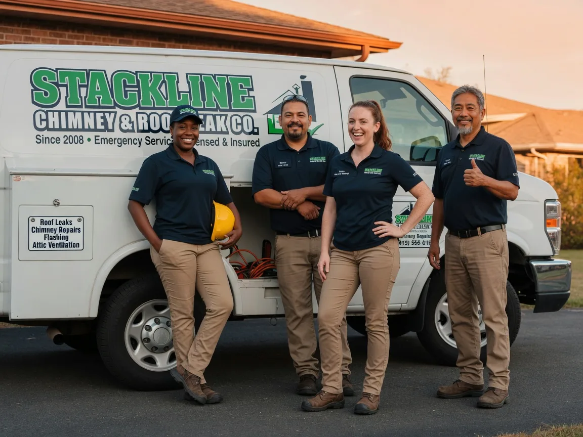 Chimney flashing repair company in Lincoln, TX